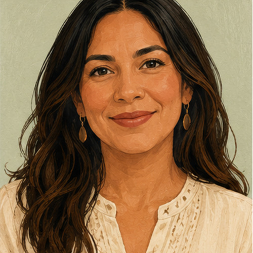 Retrato ilustrativo de una lectora